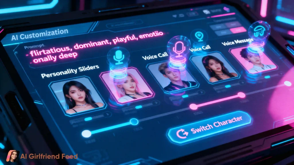 AI Companion Customization Dashboard