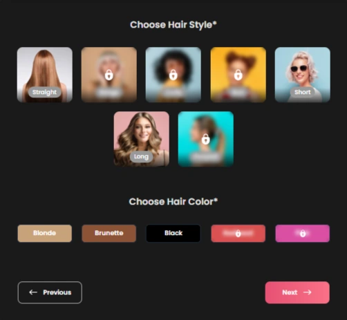 Candy AI - AI Character Hair Style and Color