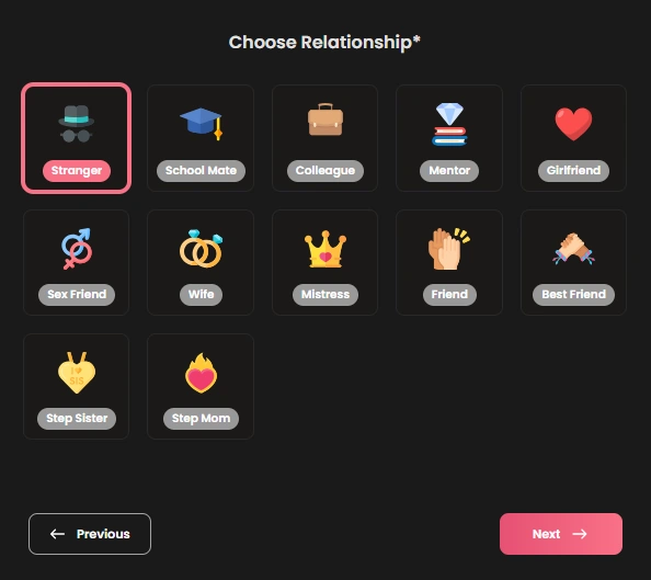 Candy AI - AI Character Relationship Status