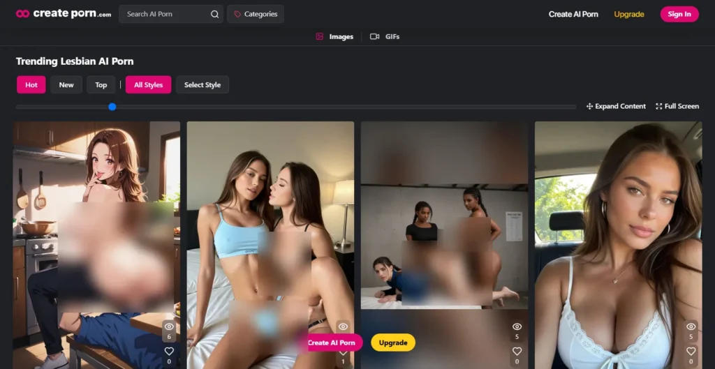 CreatePorn - AI Lesbian image Generator