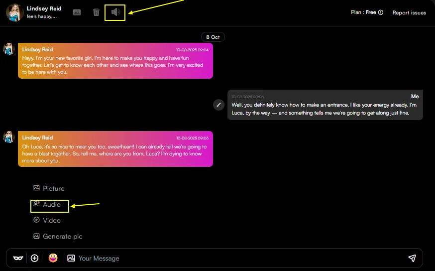 HoneyBot AI - AI Voice Message Feature