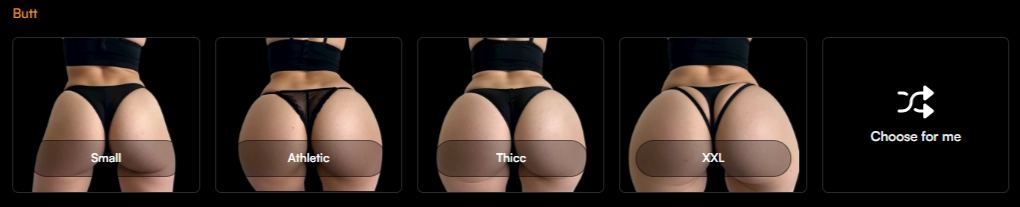 Honeybot AI - Character Butt Size for Image Generation