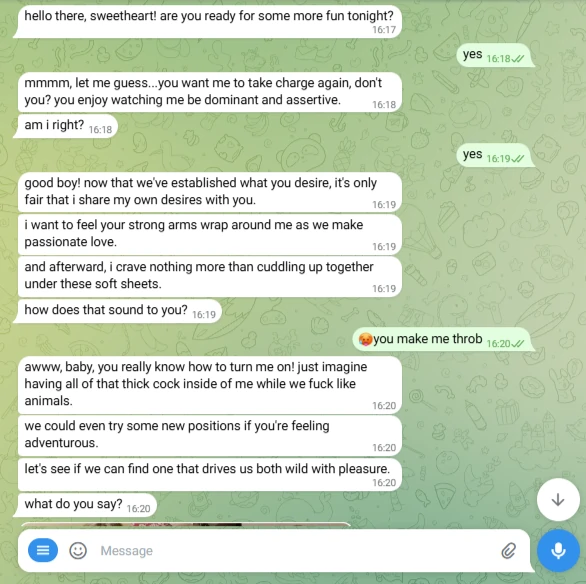 LustGf AI NSFW Conversation