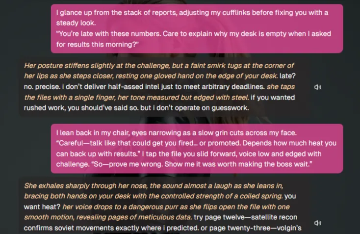 Ourdream AI - Boss Employee Scenario NSFW Chat