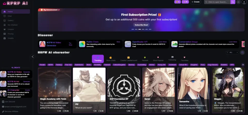 RPRP AI - User Interface