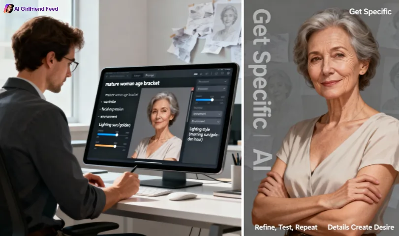 Refining AI prompts for realistic
