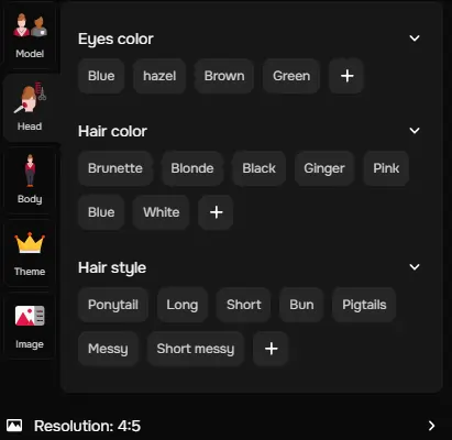 Sugarlab AI - Choose Head tags For Image Generation