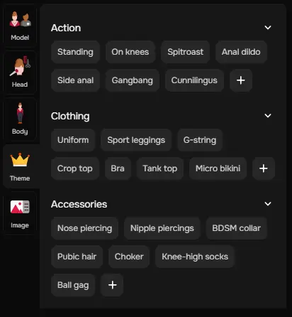 Sugarlab AI - Choose Theme For Image Generation