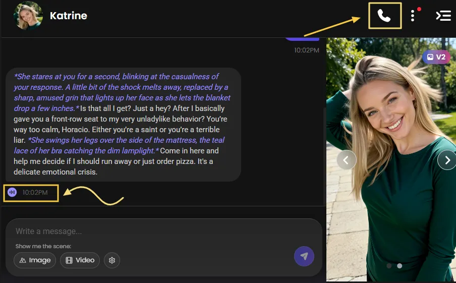 Candy AI - Phone Call and Voice Note