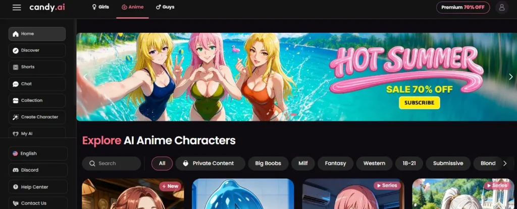 Candy AI - AI Waifu Generator