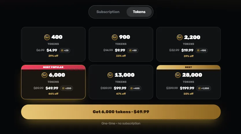 Crushi AI Tokens