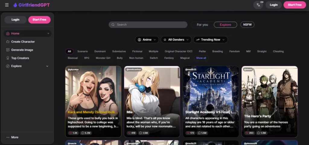 GirlfriendGPT - AI Waifu Generator