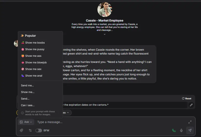 GirlfriendGPT - Inchat Image Generator