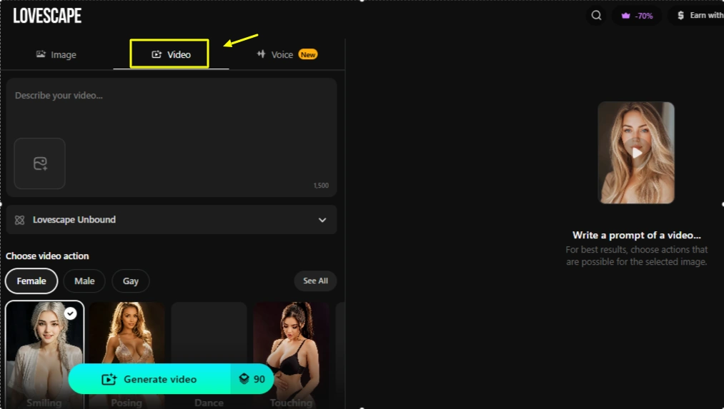 Lovescape AI - AI Video Generation