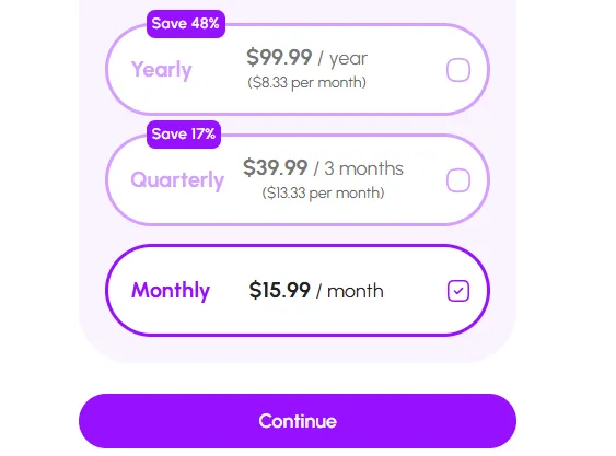 Nomi AI Pricing Plan