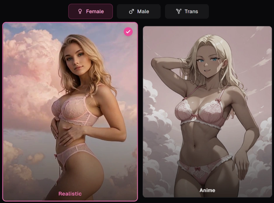 OurDream AI Character Creation