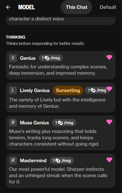 Ourdream AI Chat Model