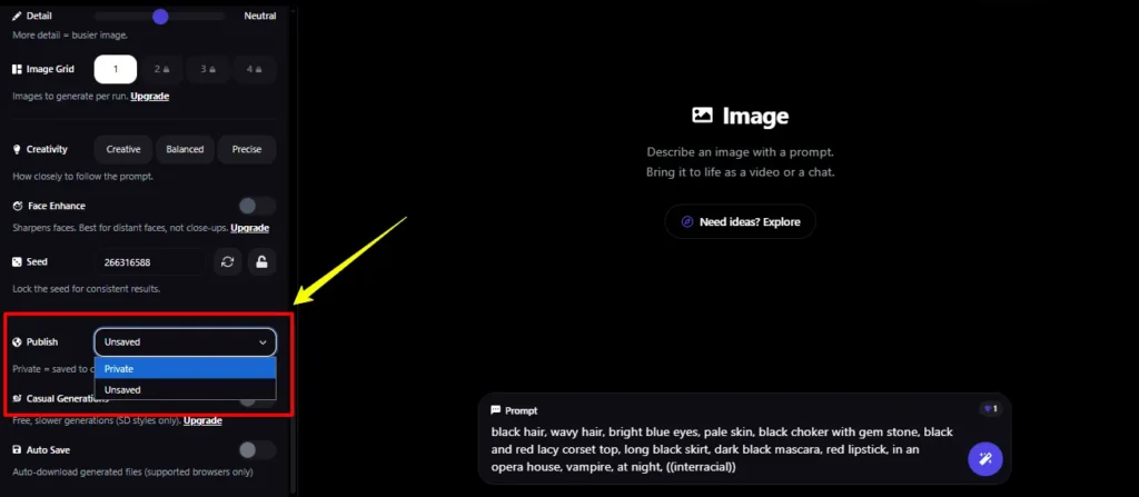 Promptchan AI - Private AI Image Generation feature