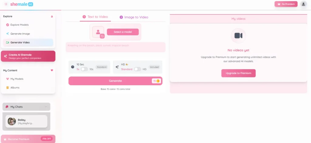 Shemale AI - AI Video Generation