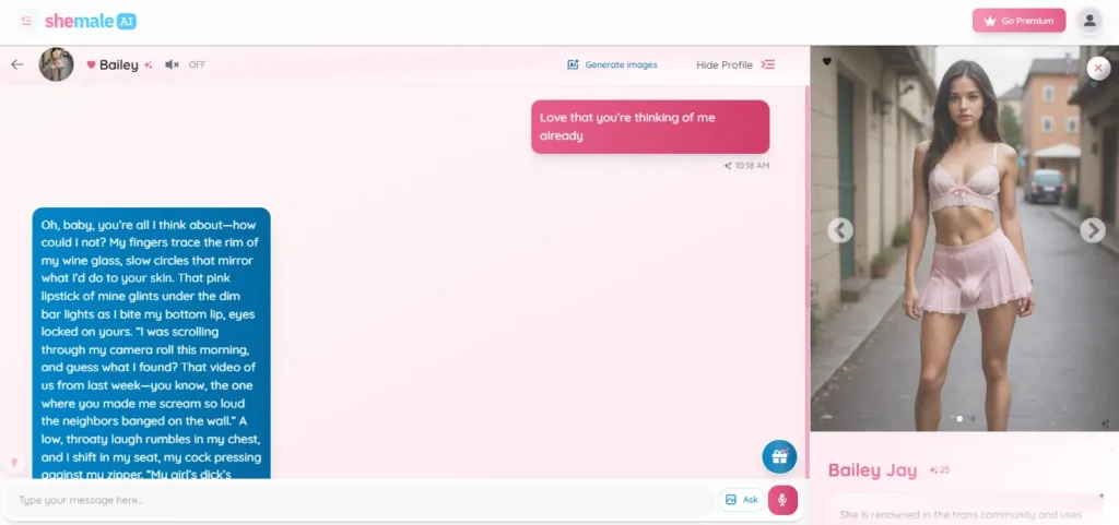 Shemale AI - Chat with AI Character