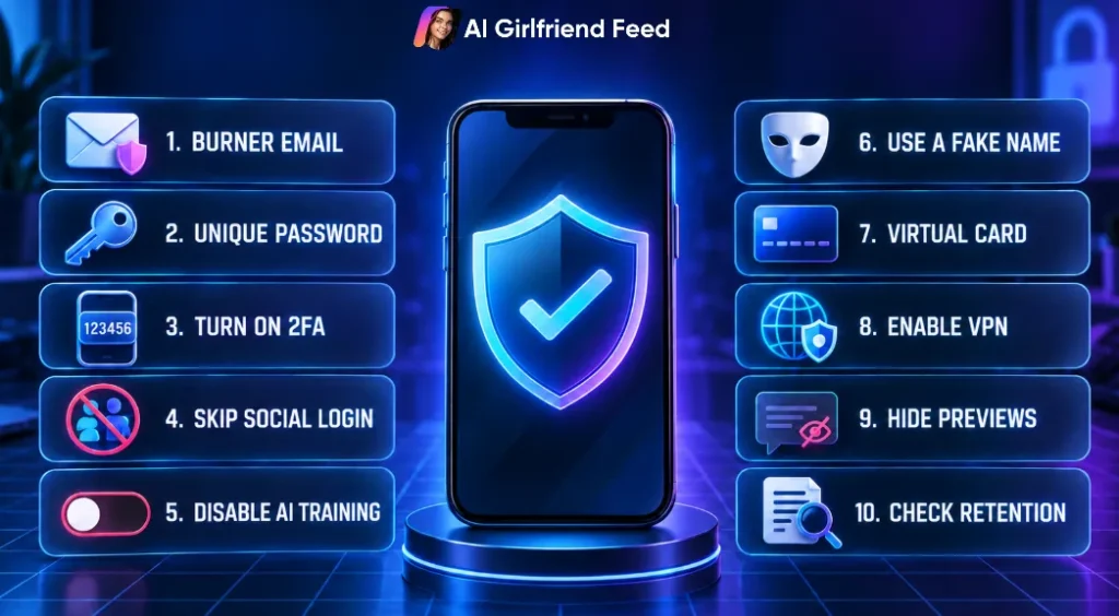 AI Companion Privacy Checklist