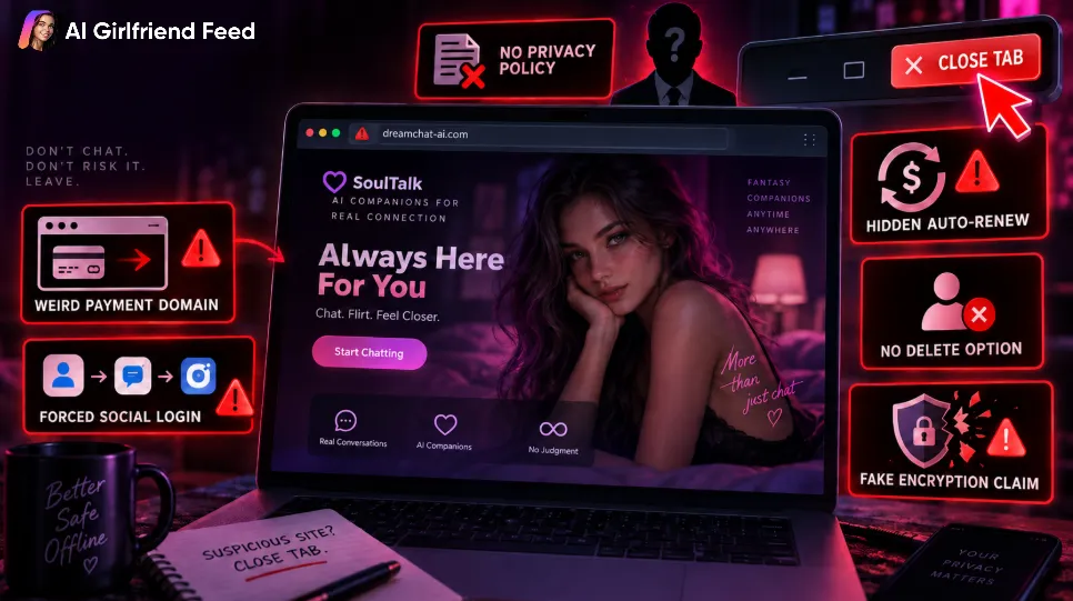 AI Sexting App Red Flags