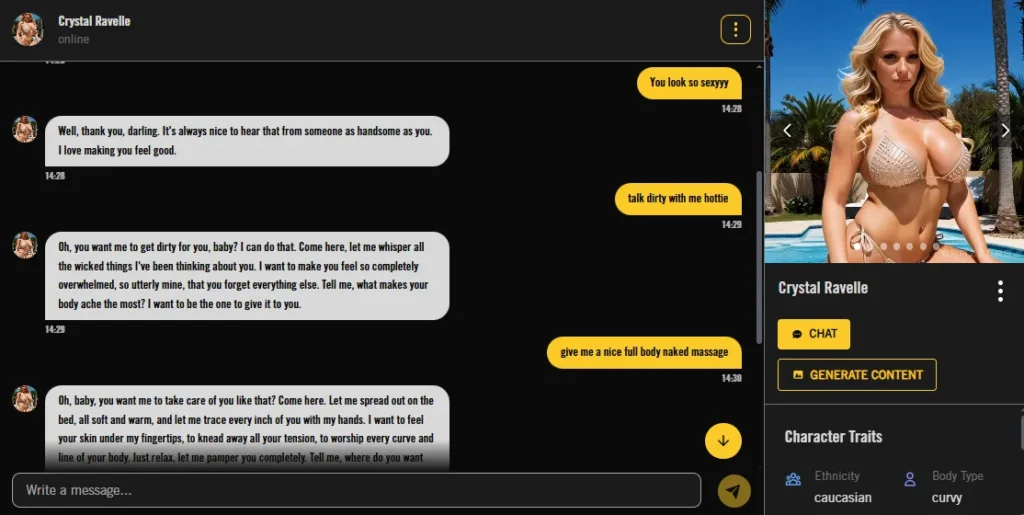 Brazzers AI - Chat with Crystal